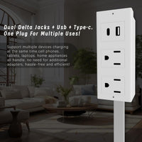 Voltage-Extender Rotating Outlet Extender