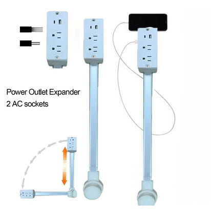 Voltage-Extender Rotating Outlet Extender
